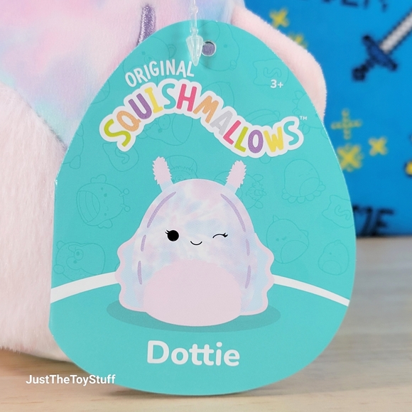 Squishmallow Dottie the Sea Slug 5" UltraSoft Sealife Squadl Toy Plush NWT - Picture 5 of 6